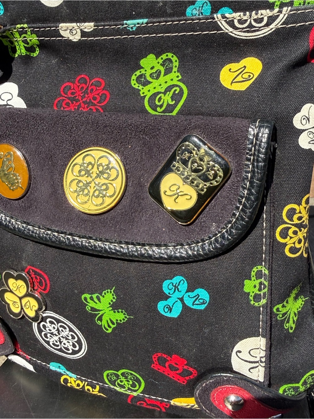 EUC Kathy Van Zeeland Crossbody Bag, a signature Y2K-era fashion piece Vintage - Picture 3 of 11